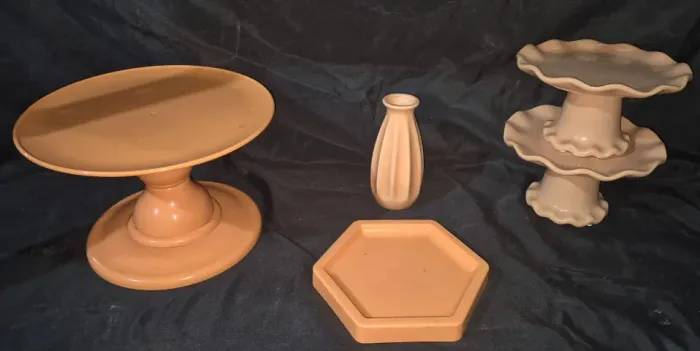 Kit só um bolinho (Bandeja/suporte/vaso)
