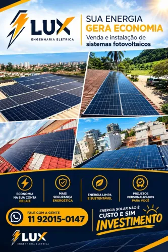 Energia Solar - Material/Servicos e homologação