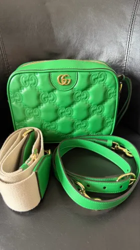 Bolsa Gucci GG Matelassé Verde