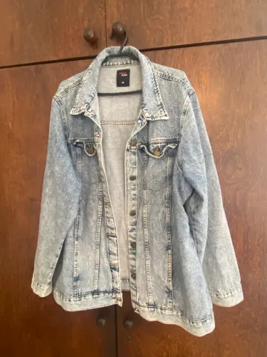 Jaqueta Jeans alongada
