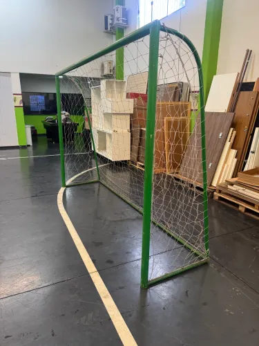 Par de gol de futsal/futebol. Com redes