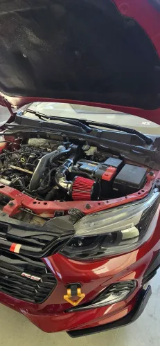 Kit intake para gm onix turbo 2020 até 2024 