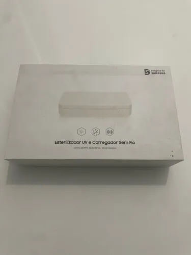 Esterilizador UV e carregador sem fio Samsung