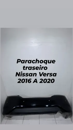 Parachoque traseiro Nissan Versa 2016 A 2020 original 