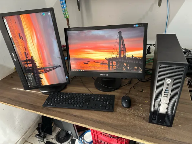 Computador hp i5 vpro para empresas ou escritório super rapido