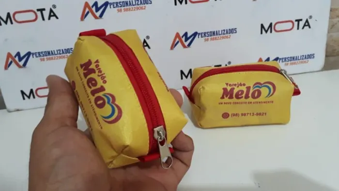 Porta moedas personalizados qualquer tema