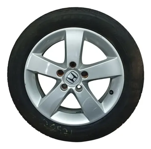 Pneu com Roda Aro 16 Meia Vida 205/60 para Honda Civic LXS 2009 2010 Branco