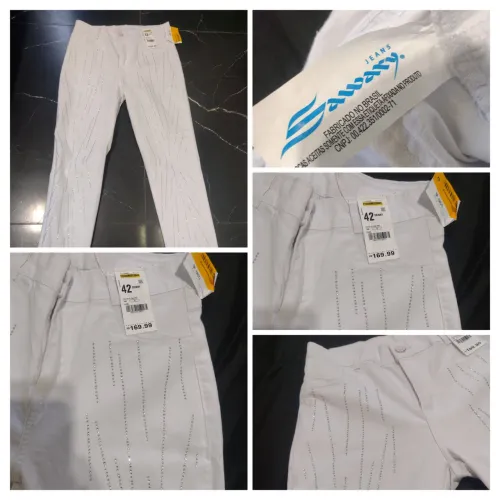 Calça branca feminina Tam 42 Sawary