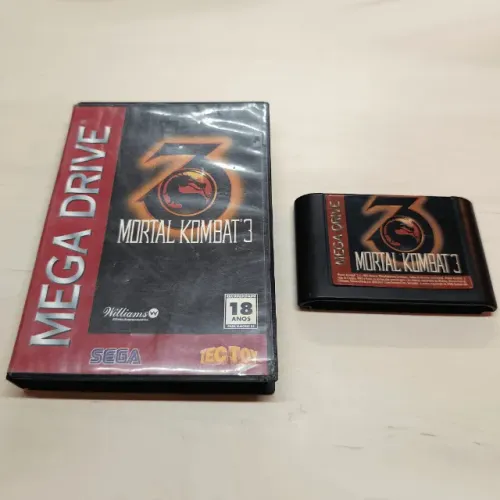 Mortal Kombat 3 Mega Drive Tectoy Original Completo com Caixa (Versão Nacional)