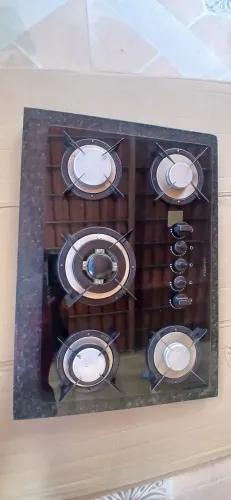 Fogão kooktop 5bocas com uma tripla chamas, a gás