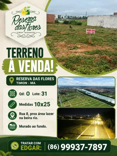 Terreno no Reserva das Flores