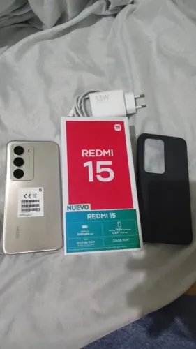 Vendo, Xiaomi redmi 15 dual sim, 16ram/ 256gb <br>Ano 2025<br>Cinza tintan