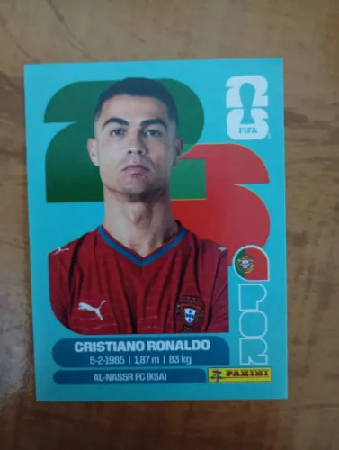 Figurinha Cristiano Ronaldo Copa do Mundo 2026