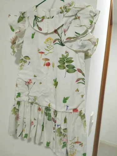 Vestido 100% algodão tamanho 6
