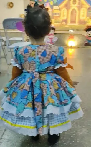 Vestido Junino Modelo Exclusivo Infantil