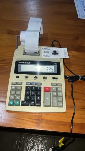 calculadora de impressão semi-profissional Procalc LP45 em ótimo estado de conservação