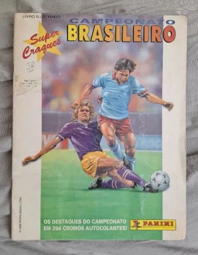 Album Super Craques Campeonato Brasileiro 1996 Completo