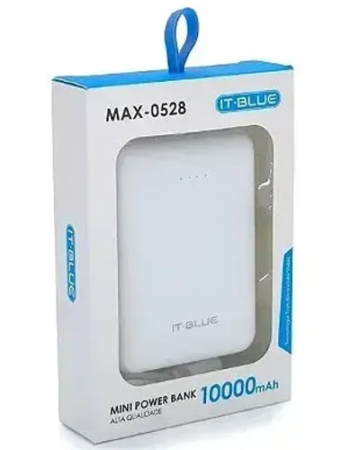 CARREGADOR PORTATIL POWER BANK 10000MAH IT-BLUE MAX-0528