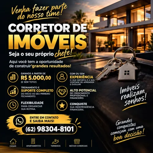 Vaga de corretor de imóveis