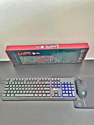 Combo Gamer Ninja Legacy 3 Em 1, Teclado, Mouse E Mousepad Novo