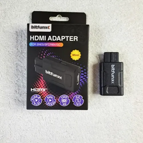 Adaptador HDMI para Super Nintendo, Nintendo 64 ou Gamecube. Bitfunx. Novo. Envio