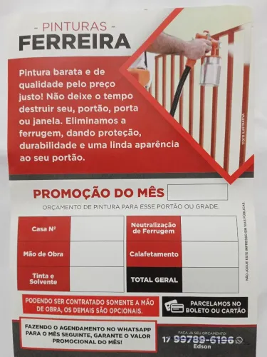Pintura de portões porta e janela!