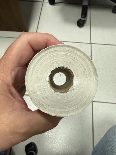 12 BOBINAS DE ETIQUETA 100X40 MM TÉRMICA ADESIVA