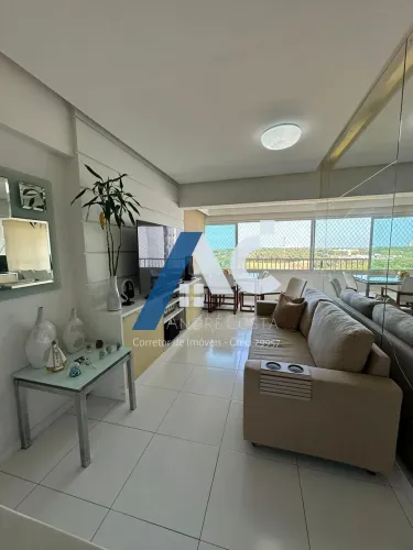 Aluguel apartamento 2/4 mobiliado, andar alto, vista mar na Paralela/Ferreira Costa
