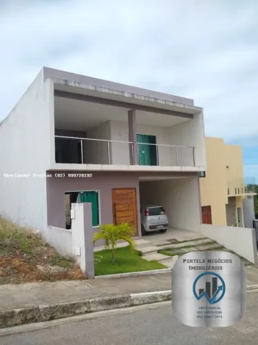Casa em Condomínio para Venda em Maceió, Serraria, 3 dormitórios, 2 suítes, 3 banheiros, 2