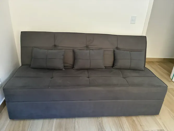 Sofá Cama (cinza chumbo)
