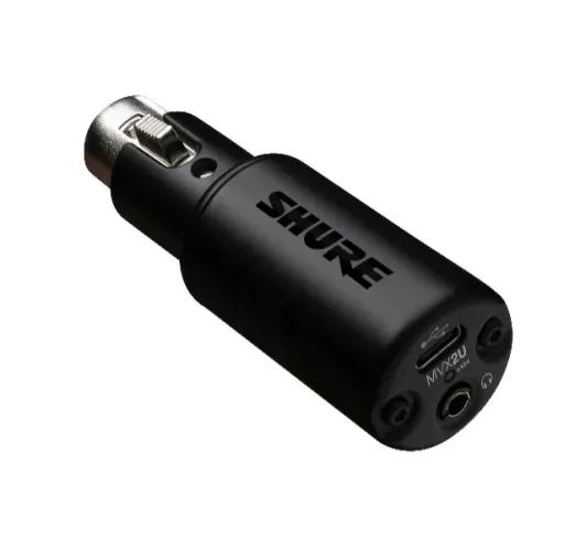 Interface Digital Shure MVX2U para Microfone XLR