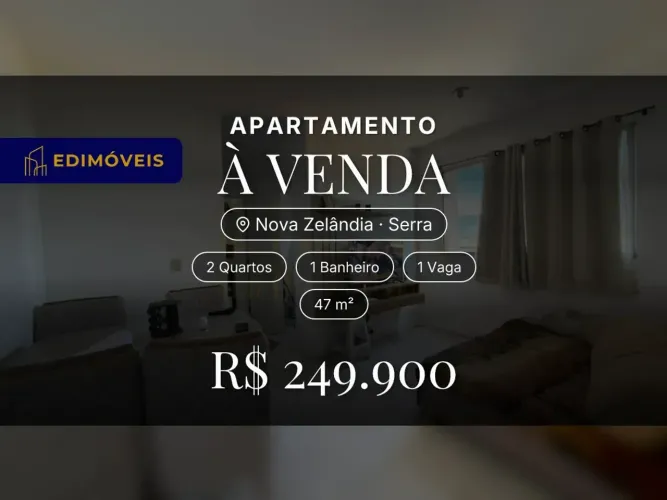 Apartamento 2 quartos na Nova Zelândia, andar alto e bem iluminado