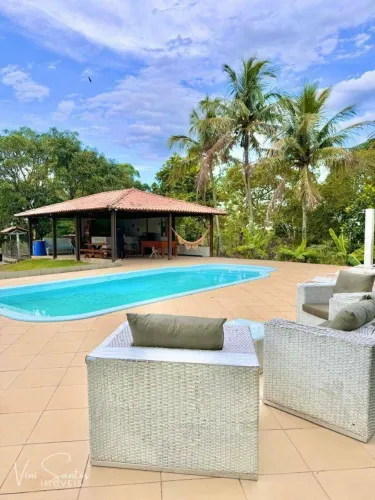 À venda em Vila Velha | sitio com casa linear de 3 quartos, 2 suítes, 10000 m² por R$ 1.50