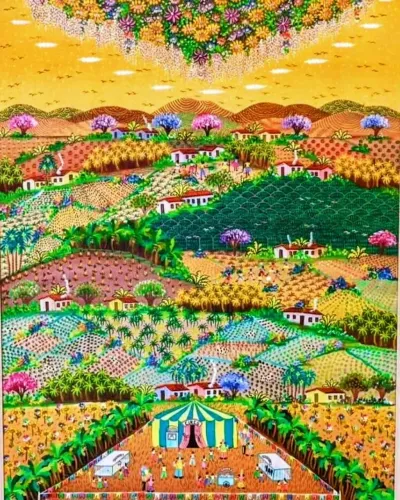 Raquel gallena artista naif 