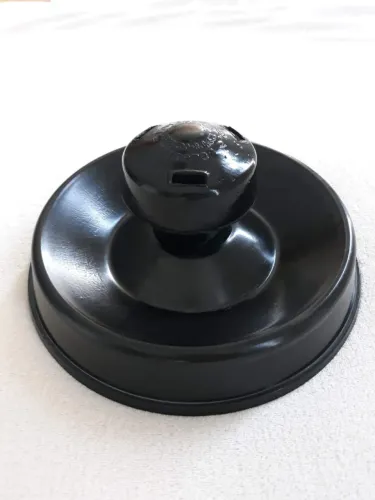 Porta espetos antigo de baquelite para churrasco