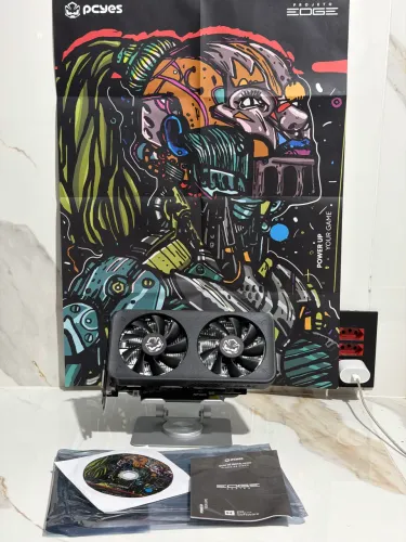 Rx570 8GB Pcyes Série Limitado Zerada Faço Catira