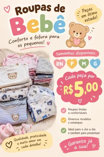 ROUPAS DE BEBÊ 