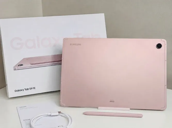 Vendo TABLET SANSUNG S9 FE rosa 128GB