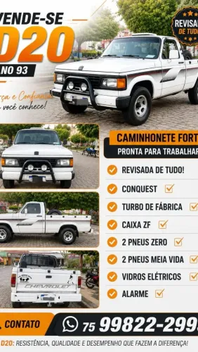 Chevrolet D-20 4.0 Champ/conquest/el Caminho Dies. 1993