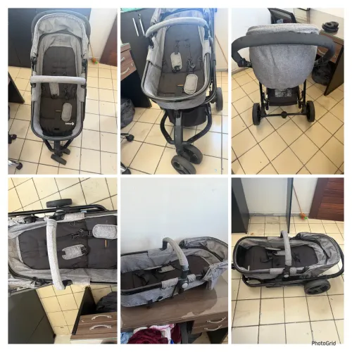 Carrinho de Bebê Safety Reclinável - Excelente Estado