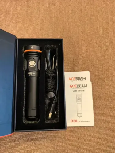 LANTERNA DE MERGULHO ACEBEAM D20 2.0, 2200 lúmens