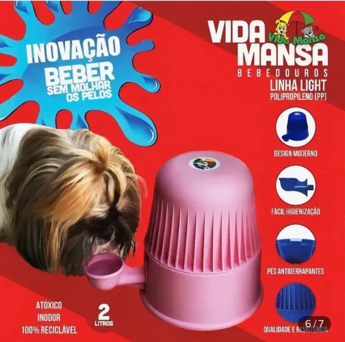 Bebedouro Automático para pets (não molha o pêlo)