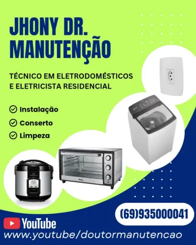 Eletricista e Tec. Em Eletrodomésticos