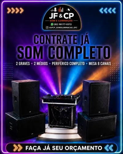 ALUGUEL - SOM - ILUMINAÇÃO