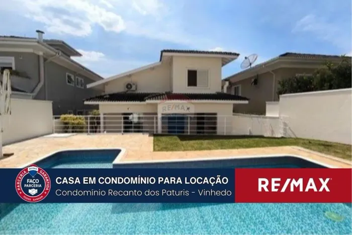 Casa para Alugar no Condomínio Recanto dos Paturis em Vinhedo/SP