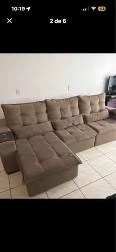 Sofá suede
