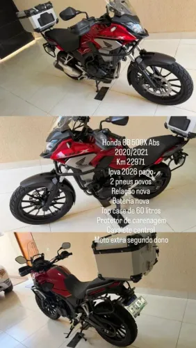 Vendo CB 500 X ( Contato: Marco Antônio ). Contato: 64- *