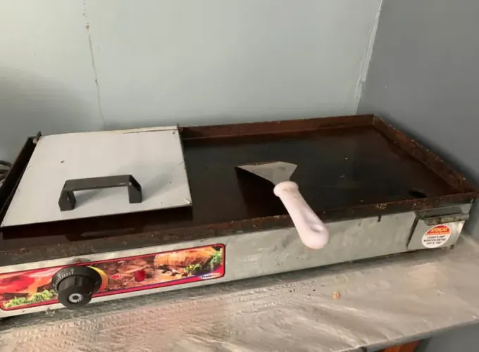 CHAPA PARA LANCHE ELETRICA 80x30