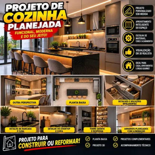 projeto para consinha moveis e d3
