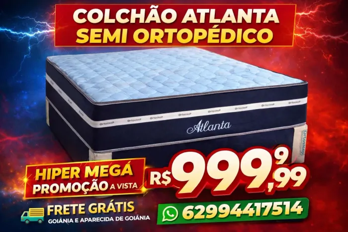 Colchão Atlanta semi ortopédico
